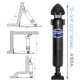 Hydraulic Actuator Assembly - 13 - 3/4" - 6BT-50084-35-00 - A1101A - 6BT500843500 - Bennett Marine